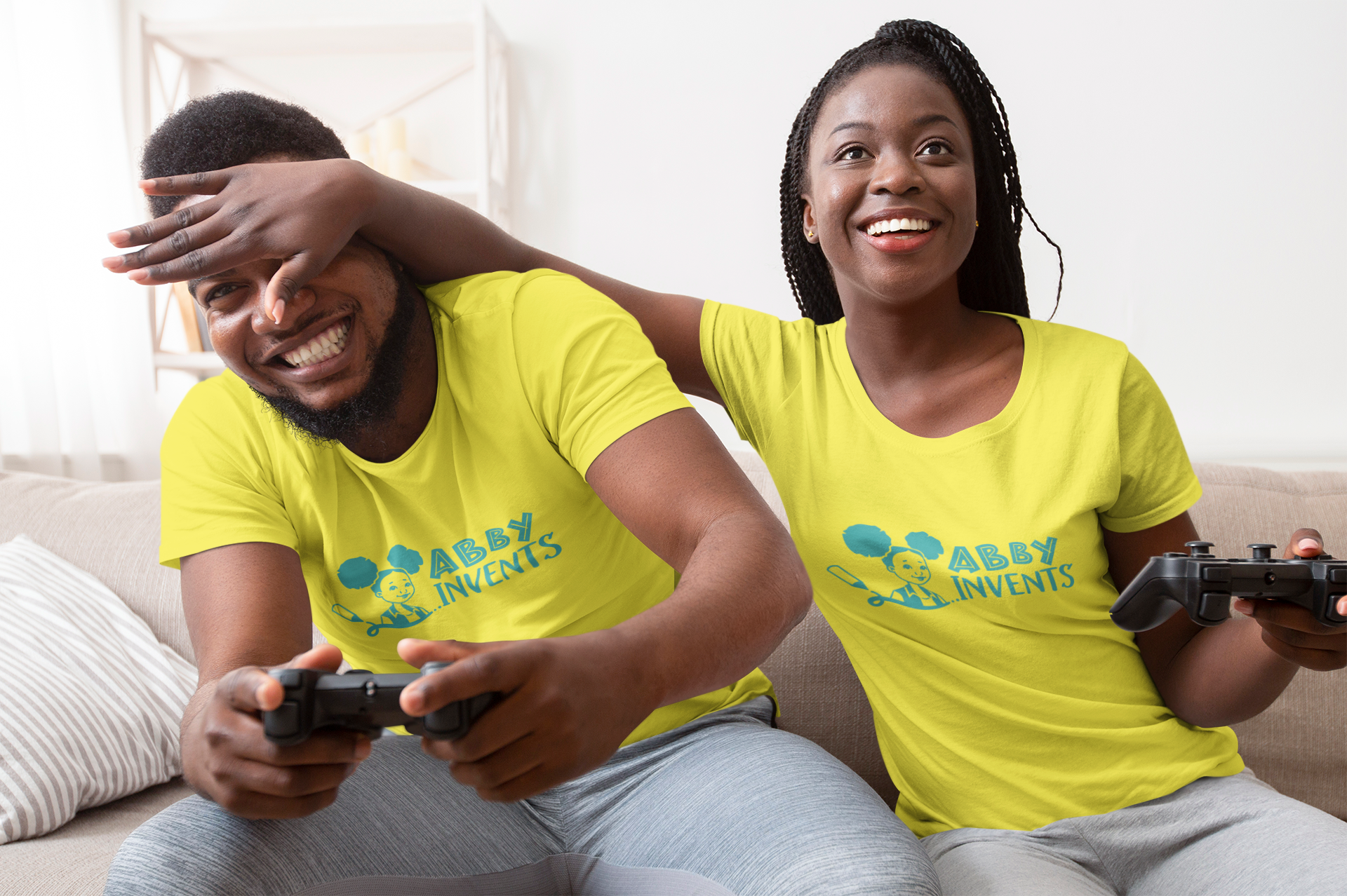 Unisex Adult Abby Invents Graphic Tees - Diverse Kids STEM Books & Activities from SeeSoar Kids