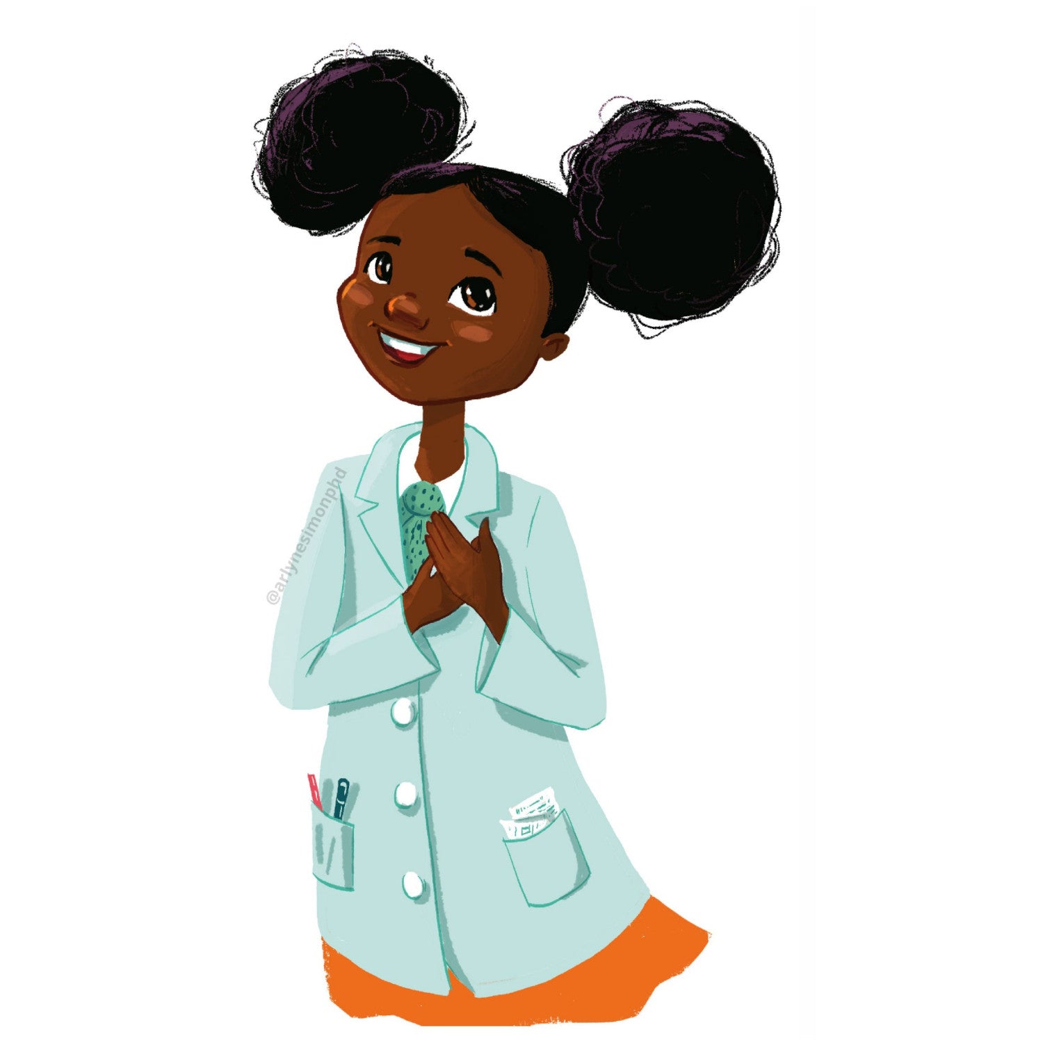 Abby hands on heart - SeeSoar Kids - Kids STEM Books & Programs