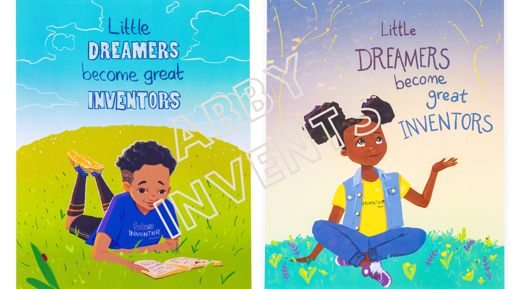 2 Art Prints Bundle - Diverse Kids STEM Books & Activities from SeeSoar Kids