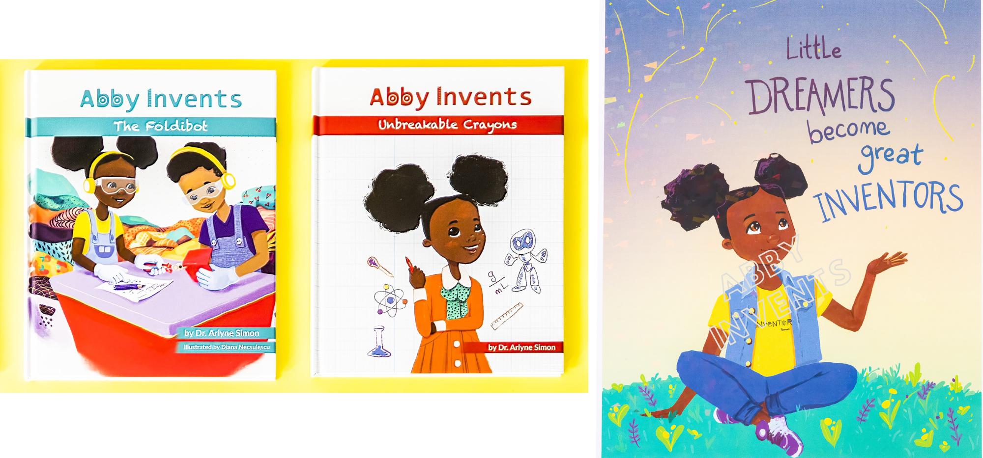2 Hardcovers + Abby Art Print Bundle - Diverse Kids STEM Books & Activities from SeeSoar Kids