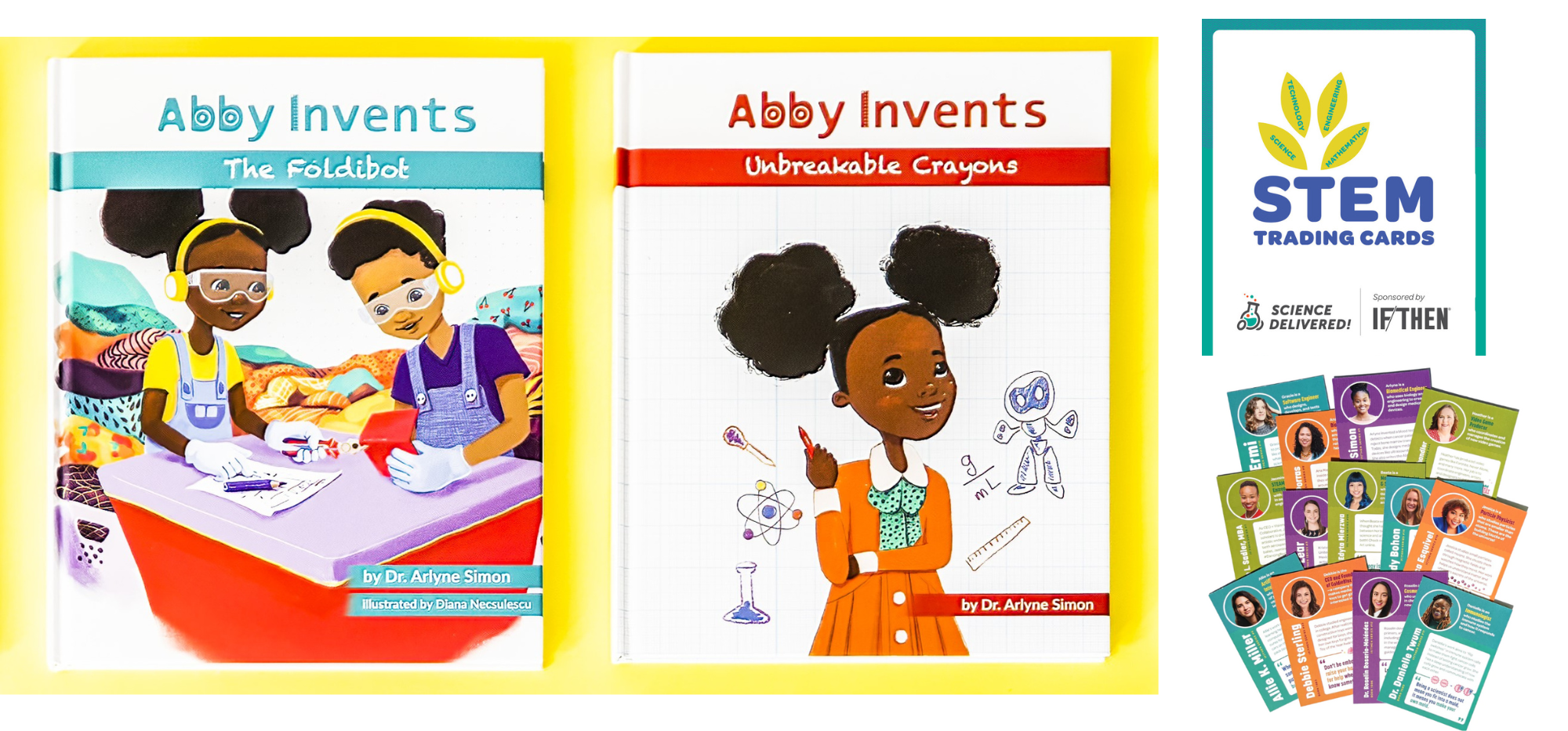 2 Hardcovers + STEM Trading Cards Bundle - Diverse Kids STEM Books & Activities from SeeSoar Kids